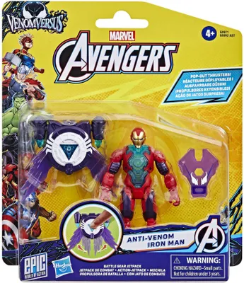 Image de Marvel Avengers 10 cm figuur epic hero super gear Iron Man