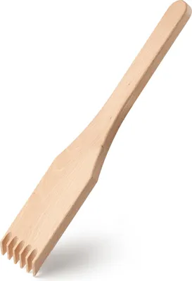 Obrázok produktu pre Metrie, Rina-1028W Drevená škrabka s drážkami, buk, 280×60 mm