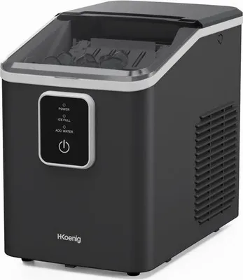 Obrázek produktu pro Výrobník ledu HKoenig KUB12, 12 kg za den, 6–13 minut, 120 W, černý