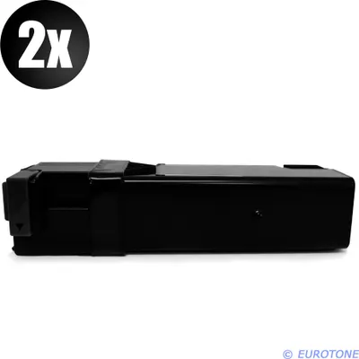 Produktbild von 2x Eurotone Toner Alternative für Dell 593-11040 MY5TJ Black Schwarz