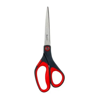 Immagine prodotto di forbici di precisione 3M Scotch, lunghezza: 200 mm, rosso/grigio, a punta Lame in acciaio inox, impugnatura morbida e confortevole in (1448)
