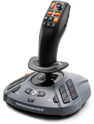 Produktbild von Thrustmaster SimTask FarmStick X, Landmaschinen-Steuerstick, Schwarz, Grau, Thrustmaster T128, Thrustmaster T248, 185 mm, 190 mm, 230 mm