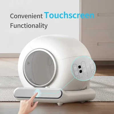 Immagine prodotto di Lettiera automatica per gatti - Lettiera self-cleaning - Grande capacità (65 litri) - Controllo degli odori