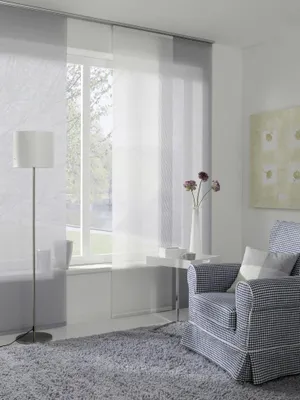 Produktbild von Gardinia Flächenvorhang Entry grau 60 x 245 cm