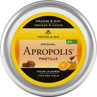 Imagen del producto de Apropolis Pastillas - Sabor a naranja y miel, 40g