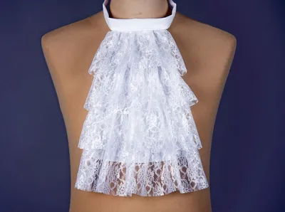 Immagine prodotto di Gorgiera di pizzo bianca Accessori per carnevale