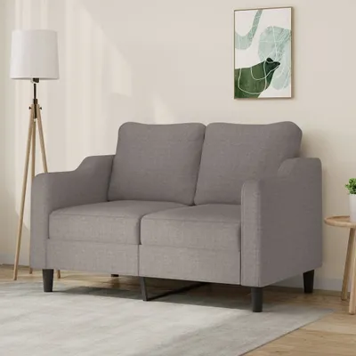 Produktbild von Design 2-Sitzer-Sofa Taupe 140 cm Stoff, Schlafsofas 2024 Neu