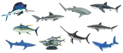 Produktbild von Safari Ltd Pelagic Fish TOOB, Pelagic Fish, Mehrfarbig