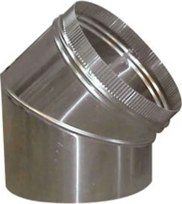 Produktbild von Runder 45-Grad-Rohrbogen für Abluftsysteme in der Gastronomie, 200 mm Durchmesser