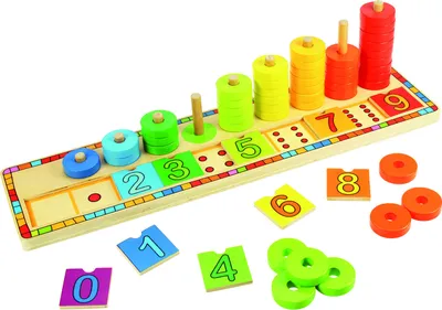 Obrázok produktu pre Bigjigs Toys Deska nasazování s čísly