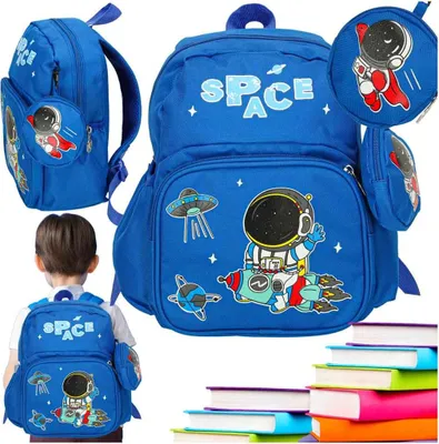 Obrázok produktu pre Školský batoh astronaut do škôlky 30x14x23cm