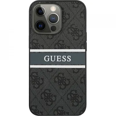 Obrázek produktu pro Guess 4G Printed Stripe – pouzdro na iPhone 13 Pro (šedé)