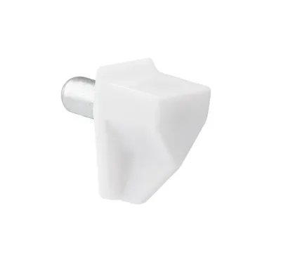 Obrázek produktu pro Walteco Podpěrka polic, průměr 5mm, plast, bílá, 8 ks
