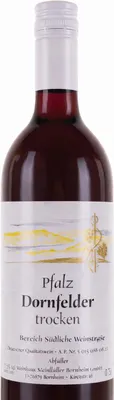 Produktbild von Weinhaus Müller Bornheim  0,75 L Flasche Pfälzer Dornfelder Rotwein trocken  FL 1 Flasche