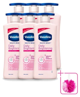 Imagen del producto de 6 unidades de Loción corporal iluminadora diaria Vaseline Even Tone, 600 ml - Paquete ahorro - 6 piezas