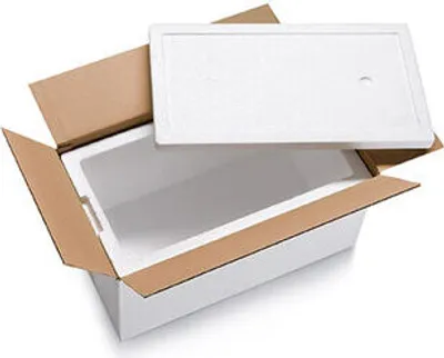 Produktbild von 12x Isolierboxen mit Deckel aus EPS 485 x 270 x 235 mm 16 Liter inkl. Umkarton