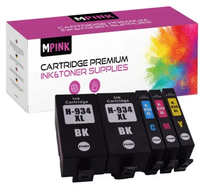 Produktbild von 5x Druckerpatronen für HP 934 935 C2P23AE CMYKK OfficeJet 6800 6825 6830 Series