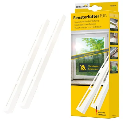 Obrázek produktu pro Okenní ventilátor Plus Schellenberg 46607 bílý 2 kusy