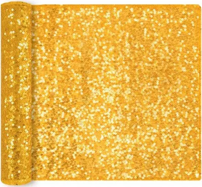 Immagine prodotto di Runner decorativo con paillettes GOLD Capodanno 200x28cm