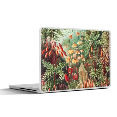 Produktbild von MuchoWow® Laptop Aufkleber Sticker Cover Blumen - Kunst - Vintage - Natur - Botanisch 40x30 cm - Laptop Dekoration - Selbstklebend