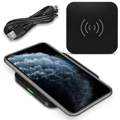 Produktbild von Für QI Wireless Charger Schnell Ladegerät Apple iPhone 11 Pro Kabellos Ladestation