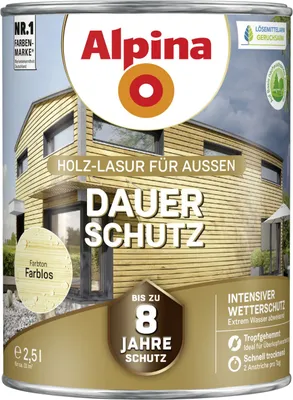 Produktbild von Alpina Dauer-Schutz 2,5 L farblos