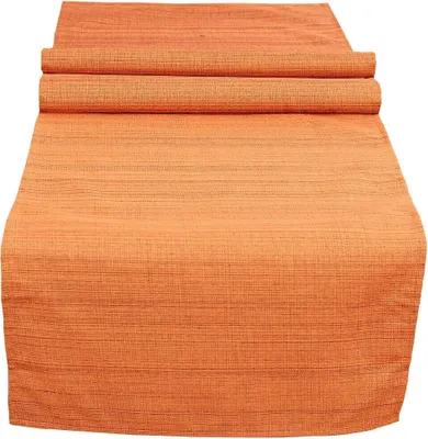 Produktbild von Outdoor Tischläufer orange rechteckig 140x40 cm abwaschbar