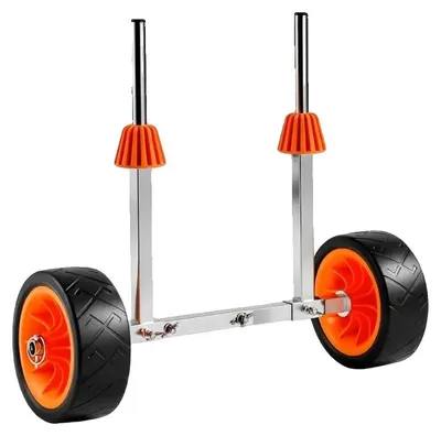 Image de Kayak, capacité de charge de 113 kg, pneus en caoutchouc plein, couleur noire