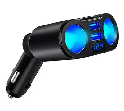 Immagine prodotto di APT PLS41 Hub per accendisigari auto 2x USB 12-24V