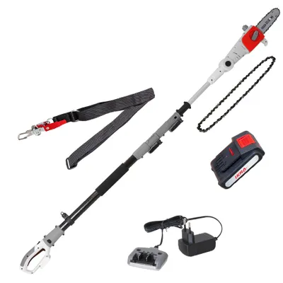 Produktbild von IKRA Akku Teleskop Astsäge Hochentaster ICPS 2020 | 20V | OREGON Schwert | Arbeitshöhe bis 4 m | nur 3,7 kg | inkl. Akku, Ladegerät & Ersatzkette