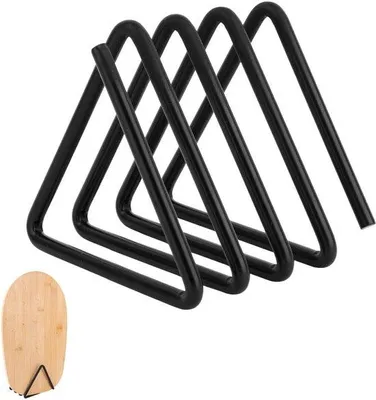 Produktbild von Schneidebrettorganizer aus Stahl, schwarz
