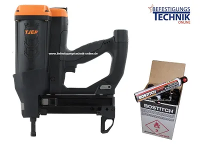 Image de TJEP CP-40 GAS 3G LiIon Batterie cloueur 15-40mm pour clous béton + 12x gaz