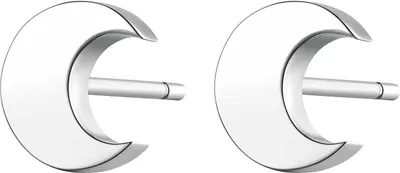 Produktbild von Elegant steel crescent-shaped earrings CLICK SCK43