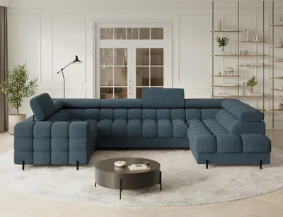 Produktbild von Couchgarnitur Ecksofa Fectory mit Schlaffunktion und Bettkasten Wohnlandschaft