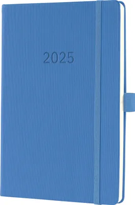 Produktbild von SIGEL C2568 Wochenkalender Conceptum 2025 - ca. A5 - blau - Hardcover - 2 Seiten = 1 Woche - 192 S. - PEFC-