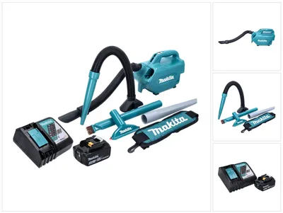 Produktbild von Makita DCL 184 RT1 Akku Staubsauger 18 V 54 mbar 0,5 l + 1x Akku 5,0 Ah + Ladegerät