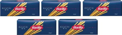 Produktbild von 5x Pasta Barilla Bucatini Nr. 9 italienisch Nudeln 500 g pack