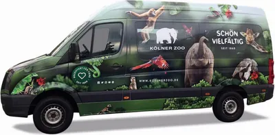 Produktbild von Herpa VW Crafter Kasten HD Zoo 950794