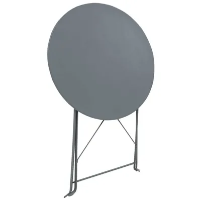 Immagine prodotto di vidaXL Set da bistrot 3 pezzi in acciaio grigio