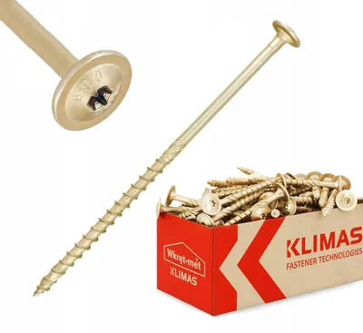 Obrázok produktu pre Klimas Skrutky do dreva tesárske 6x120 mm Torx 100ks