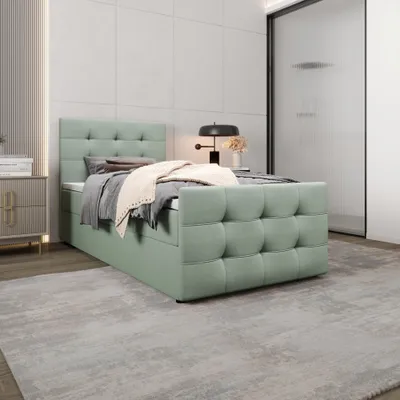 Obrázek produktu pro Kontinentální postel 90x200 VASILISA 5 - mátová