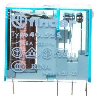 Image de F40-52-7-024-0000 Relais miniature 8A 2P 24V DC pour circuits imprimés et supports