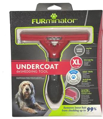 Produktbild von FURminator für langhaarige sehr große Hunde, deShedding-Pflege Werkzeug