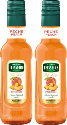 Produktbild von Mathieu Teisseire Getränke-Sirup Pfirsich 0,25L (2er Pack)