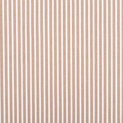 Produktbild von Baumwollstoff Meterware Popeline Streifen taupe weiß 150cm