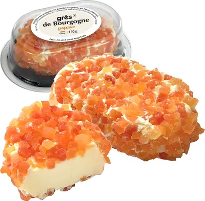Produktbild von Frischkäse Grès de Bourgogne mit Papaya