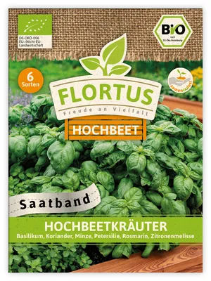 Produktbild von Hochbeetkräuter (Saatband) | Saatbänder & Saatplatten von FLORTUS