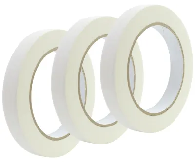 Imagen del producto de Cinta adhesiva blanca para artistas - 3 rollos 1,5cm x 50m