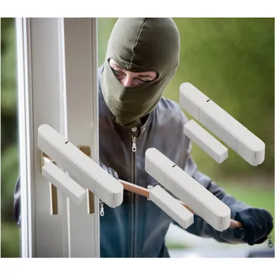 Produktbild von OLYMPIA 3er-Set Tür-/Fensterkontakt  für Funk - Alarmanlagen der Protect Serie 6571 60xx 90xx