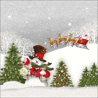 Obrázok produktu pre 20 servítky Happy Holidays